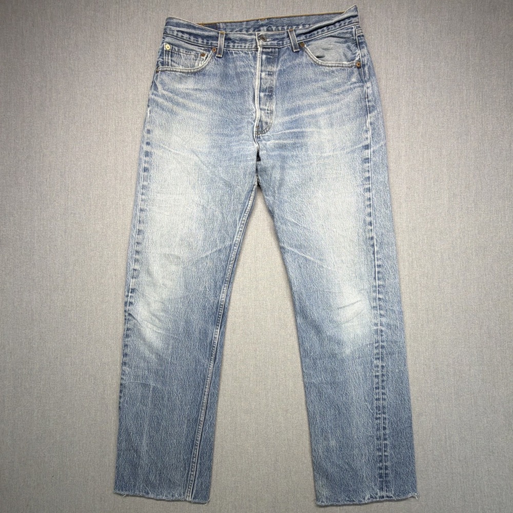 VTG‎ Levi's 501xx Jeans 36x36 (Fits 34x31) Denim Made In USA Great Fade